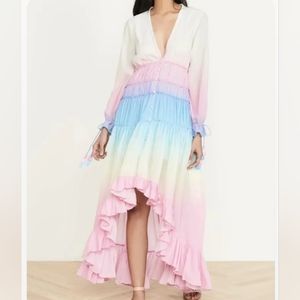 Bohemian Ombre swimsuit cover up dress